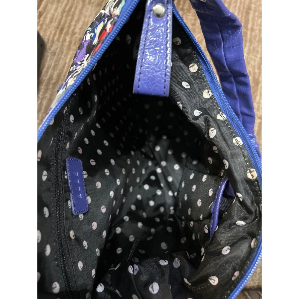 Elle Floral Hobo Bag Purse Shoulder Bag‎ Designer Print Colorful NWOT